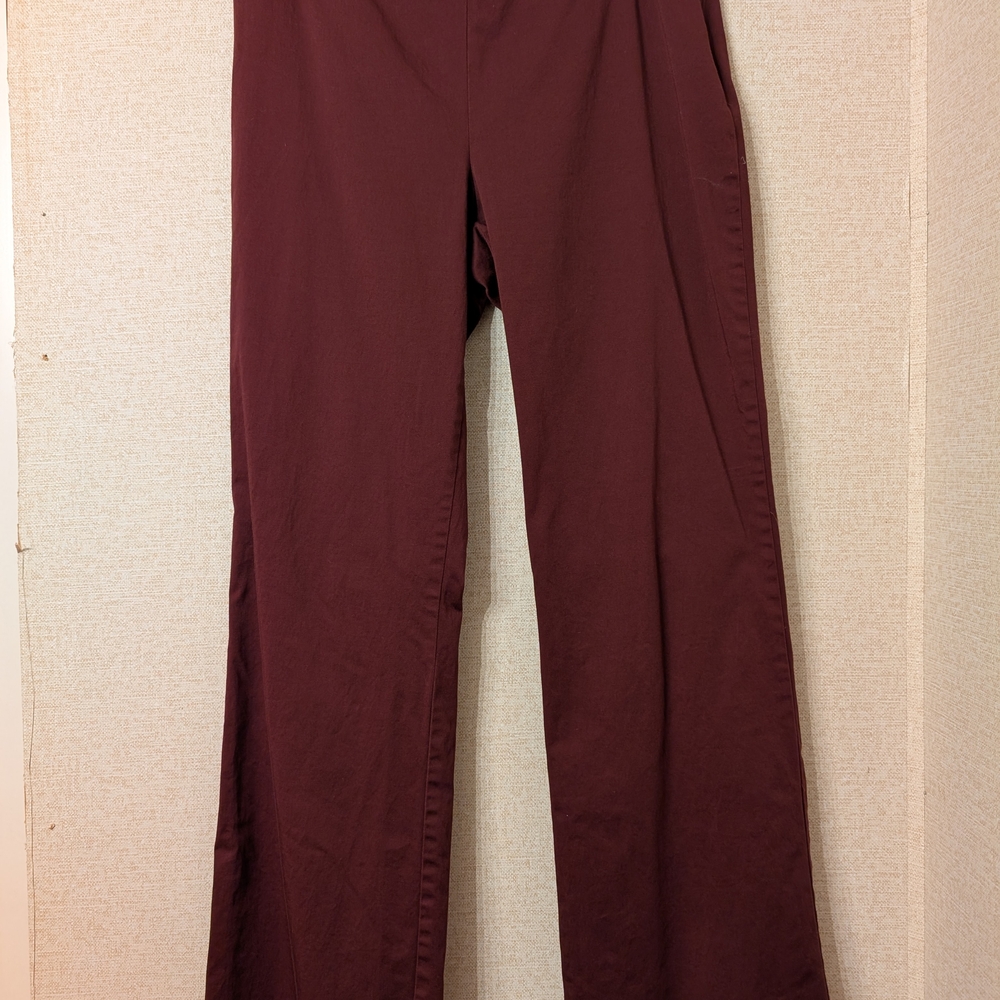 George Burgundy Stretch Pants
